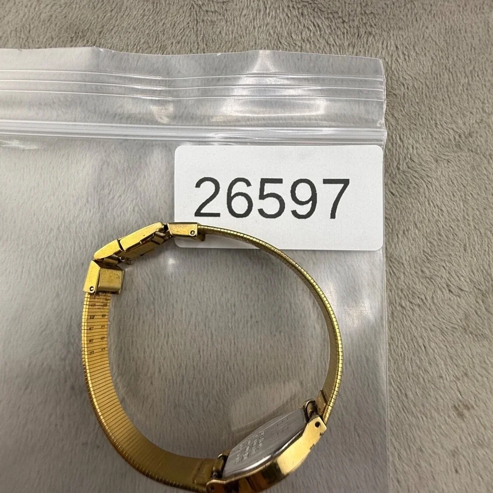 Vintage Seiko Watch Gold Tone McDonalds Logo Engraved EMS NOT RUNNING‎ READ